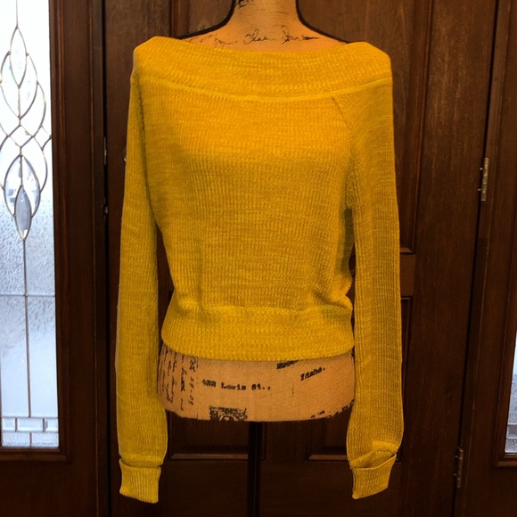 Free People Sugar Rush Off The Shoulder Sweater - Picture 5 of 8